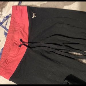 Pink XS leggings with drawstrings